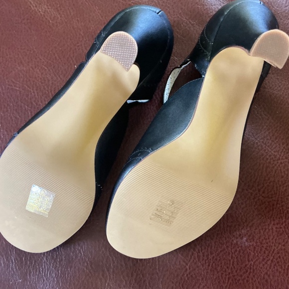 Pin Up Couture black T strap 50’s 60’s rockabilly nwt heels size 10 - Picture 3 of 5